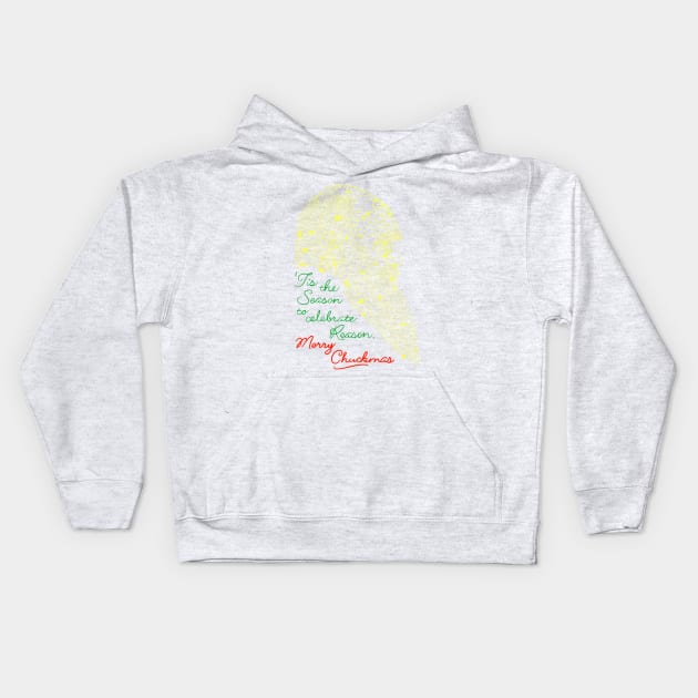 "Merry Chuckmas!" by Tai's Tees Kids Hoodie by TaizTeez